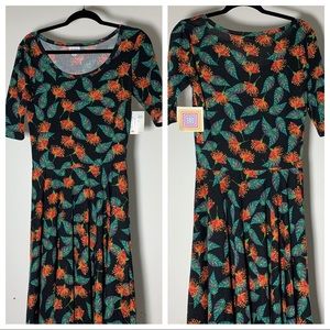 NWT LuLaRoe Nicole Floral Print Maxi Dress